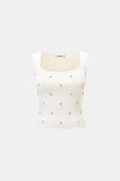 بلوزة مزينة بالكريستال