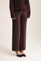 بنطلون محبوك بخصر مطاطي