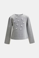 بلوزة مزينة بالكريستال