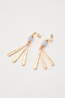 حلق متدلي ذهبي