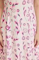 فستان مورد بأكمام قصيرة