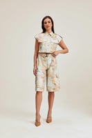 جاكيت مشجر بجيوب قلاب