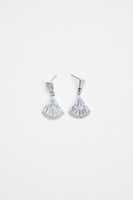 حلق هندسي مرصع بأحجار براقة