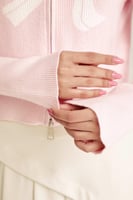 كارديغان مطبع بسحاب إغلاق