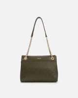 شنطة نسائية عملية باللون الزيتي