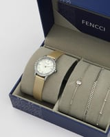 هدايا نسائية فينشي من ساعة جلد واساور