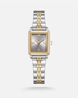 ساعة نسائية ستيل بلون ذهبي وفضي