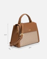 شنطة نسائية راقية باللون البني