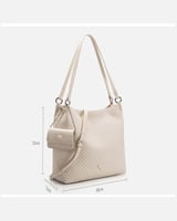 ‎ شنطة نسائية جلد من ايمزوري بلون أبيض | ELH036F44...