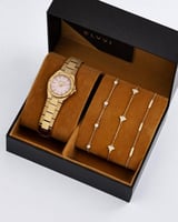 هدية نسائية تعبر عنك ساعة واساور الفي اند كو