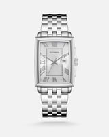 ‎ ساعة رجالية ستيل بلون فضي