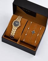 هدية نسائية بتصمبم أنيق ساعة واساور الفي اند كو