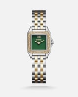 ‎ ساعة اليتير نسائيه بسير ستيل بلون ذهبي وفضي | TO...