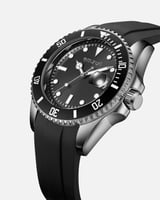 ساعة رجالية إمزوري بلون أسود