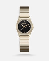 ‎ ساعه نسائيه بسوار ستيل باللون الذهبي | TOS006L01...
