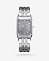 ساعة رجالية الفي اند كو بلون فضي