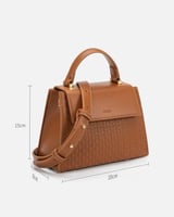 شنطة نسائية آن عصريه باللون البني