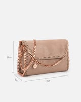 شنطة نسائية آن باللون البيج