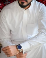 ‎ ساعة رجالية زايروس ستيل باللون الفضي