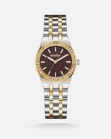 ‎ ساعة نسائيه بسير ستيل بلون فضي وذهبي | TOA035L06...