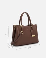 ‎ شنطة نسائية كلاسيك باللون البني