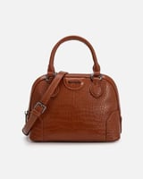 شنطة نسائية الفي اند كو من الجلد بلون بني