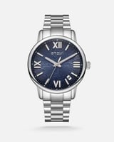 ‎ ساعة رجالية من ايمزوري بلون فضي