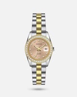  ساعة نسائية ستيل باللون الذهبي و الفضي