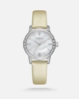 ‎ ساعة نسائية من فنشي بلون بيج