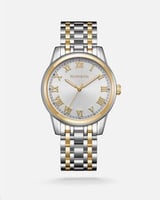 ساعة رجالية الفي اند كو بلون فضي وذهبي