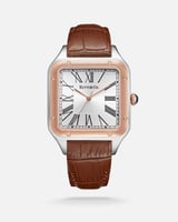 ساعة رجالية الفي اند كو بسير جلد بلون بني