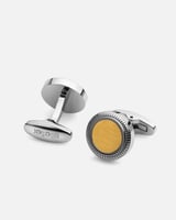 هدايا رجالية اليتير قلم وكبك بلون ذهبي وفضي