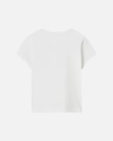 تي شيرت نسائي زايروس بلون أبيض بتصميم عملي