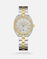 ساعة نسائية ستيل أنيقة بلون ذهبي وفضي الفي اند كو