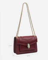 ‎ شنطة زايروس النسائي من الجلد الناعم بلون عودي |...