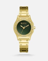 ‎ ساعة نسائية الفي اند كو بسير ستيل باللون الذهبي