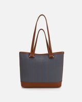 شنطة نسائية الفي اند كو باللون البني والأزرق