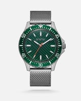 ‎ ساعة رجالية اليتير بلون رمادي