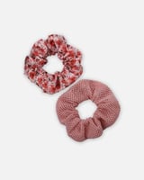ربطات شعر قماشية بتصميم عملي بلون وردي