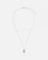 ‎ سلسال نسائي فينشي بتصميم أنيق بلون فضي