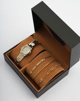 هدايا نسائية الفي اند كو بتصميم أنيق ساعة واساور