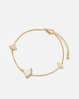 ‎ اسوارة نسائية عصرية باللون الذهبي | MJB086F0103