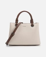 شنطة نسائية الفي اند كو من الجلد بلون بيج