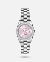 ‎ ساعة نسائية ستيل باللون الفضي