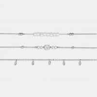 ‎ اسواره نسائية باللون الفضي بتصميم أنيق | SB105L1...