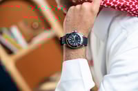 ساعة رجالية إمزوري بلون أسود