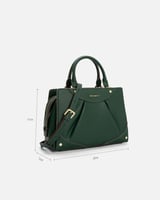شنطة نسائية الفي اند كو من الجلد بلون أخضر