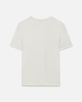 تي شيرت نسائي زايروس بتصميم منقط بلون أبيض