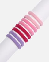 ربطات مطاطية عريضة للشعر للاستخدام اليومي