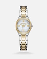 ‎ ساعة نسائية إمزوري ستيل بلون فضي وذهبي